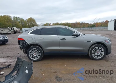 2019 Jaguar F-Pace 30T Portfolio из США, поврежденный, VIN SADCN2GX0KA366698